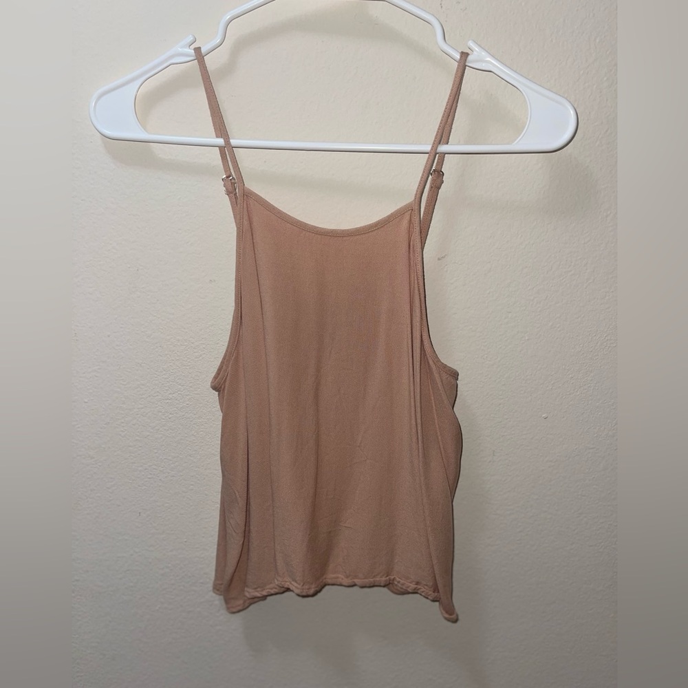 Pink crop top- size small.